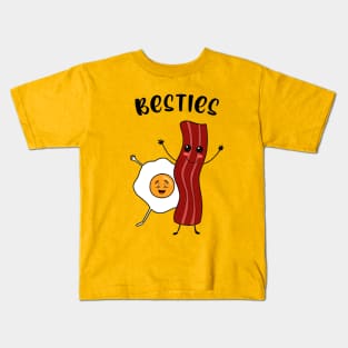 Breakfast Besties Bacon And Eggs Kids T-Shirt